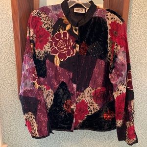 Chico’s Design one-of-a-kind Patchwork Jacket